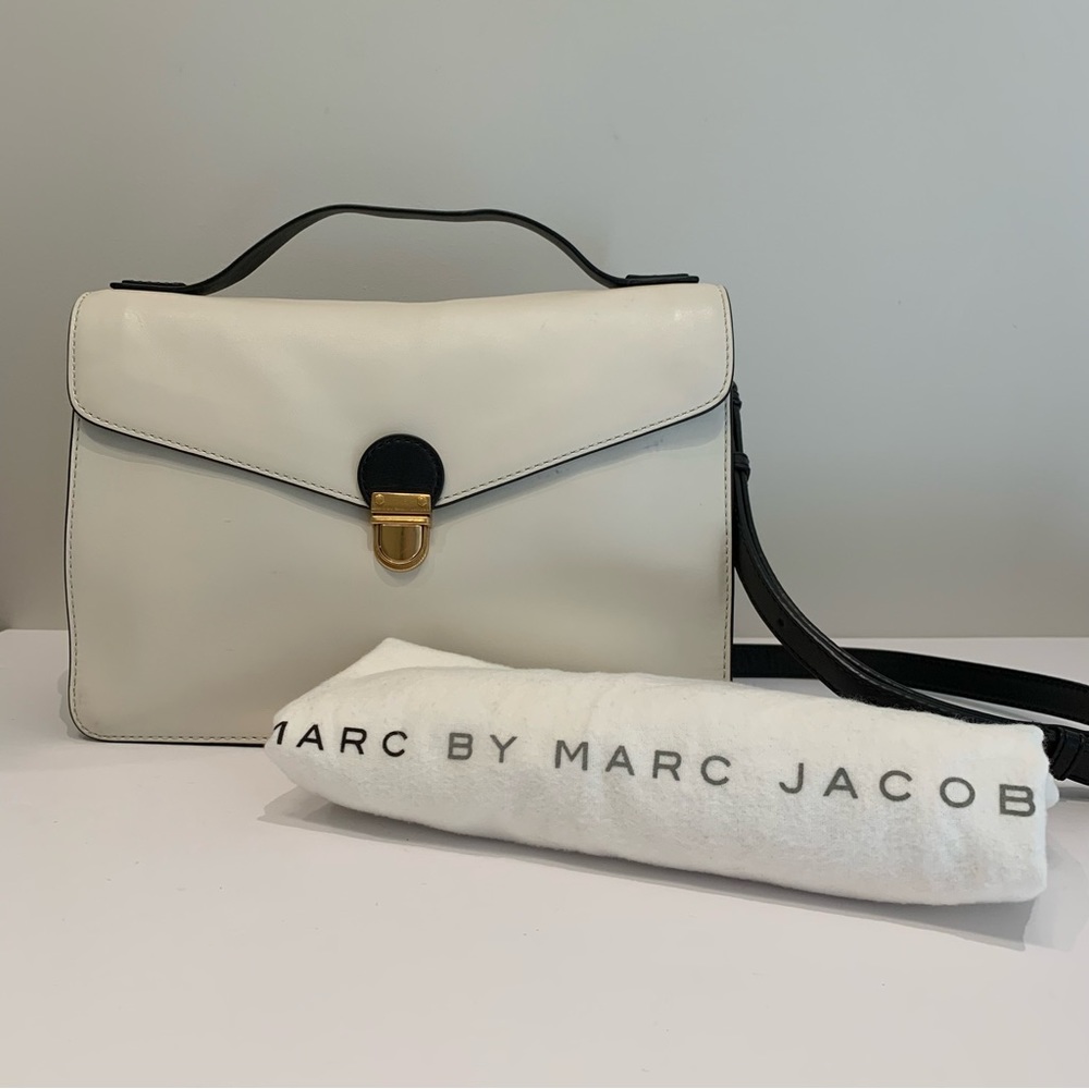 Marc by Marc Jacobs Colour Block Leather Top Handle Satchel With Strap